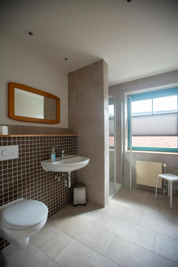 Ferienwohnung A Gaestehaus Muehlenstein Bad Sulze Esterno foto